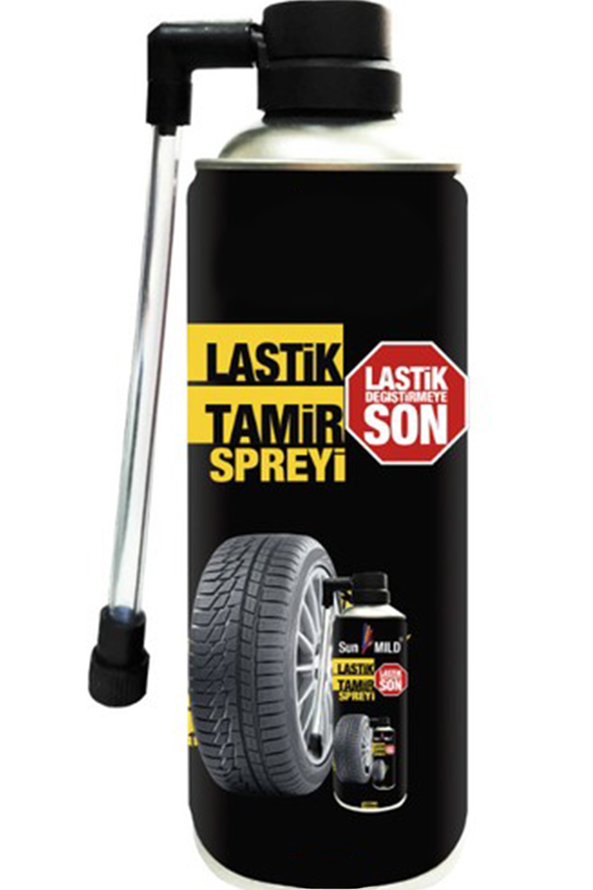 Mobee Sun Mild Patlak Motosiklet Araç Lastiği Tamir Spreyi Lastik Tamir Kiti 1410