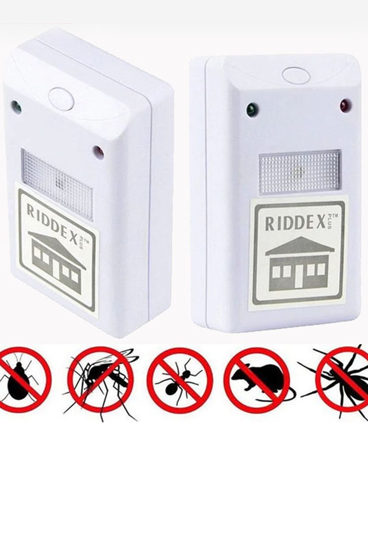Mobee Ultrasonik Riddex Elektronik Fare Ve Haşere Kovucu Sinek Sivrisinek Böcek Öldürücü 1410