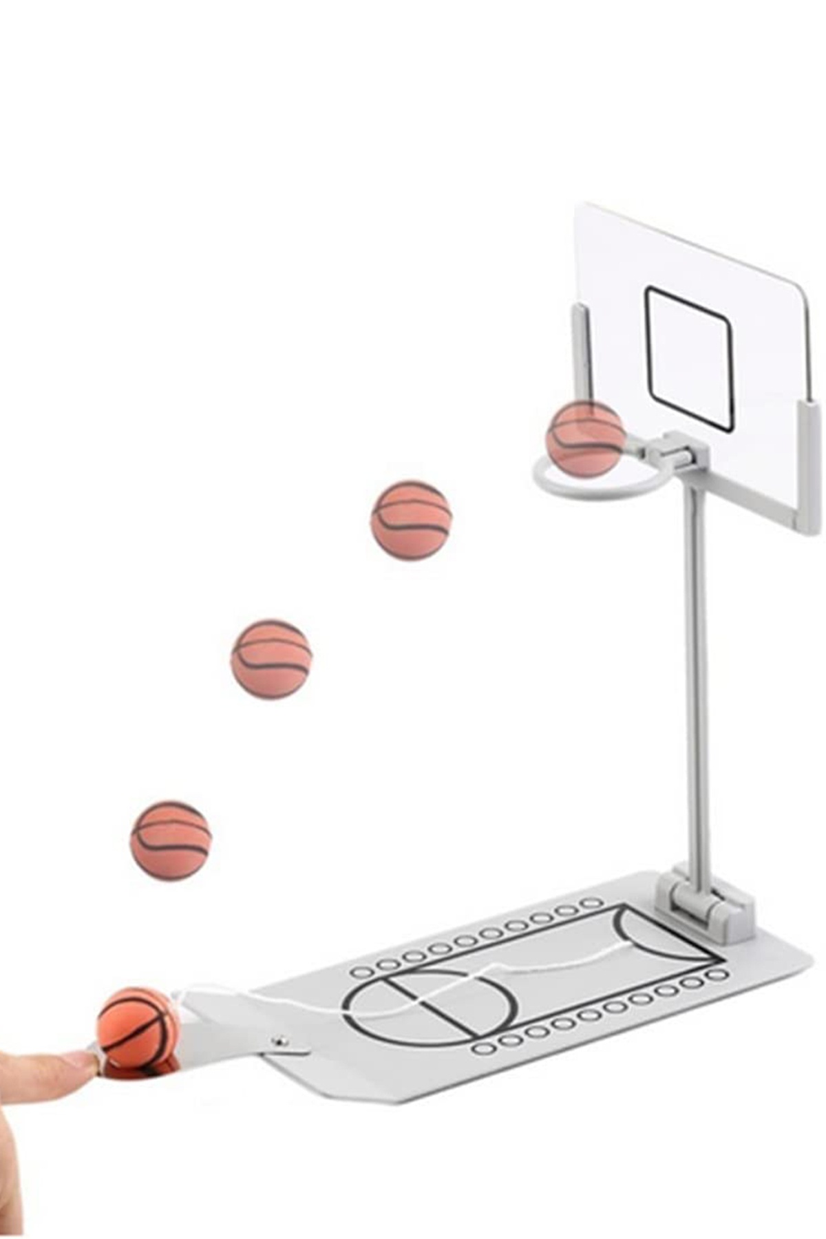 Masaüstü Metal Basketbol Oyunu Hediyelik Basketbol Sahası