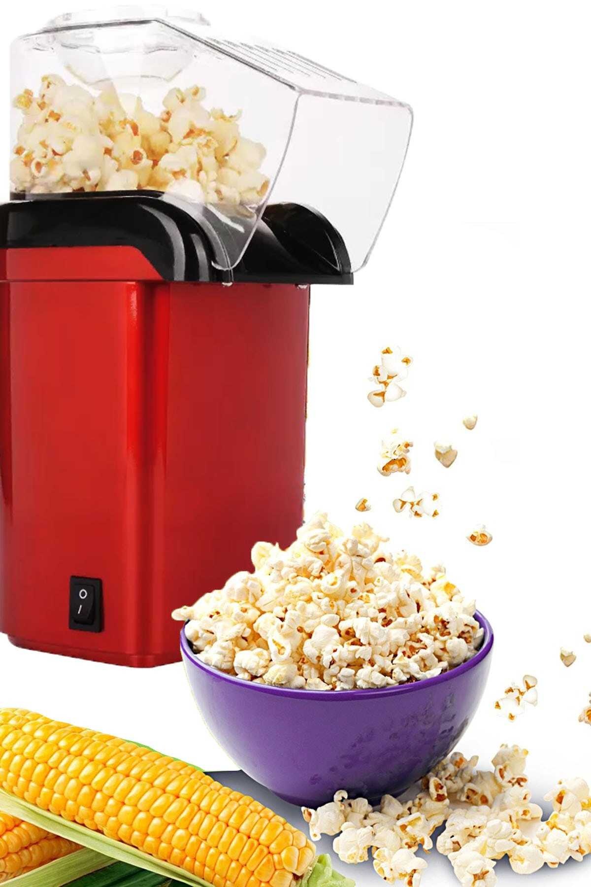 Pop Corn Yağsız Pratik Mısır Patlatma Makinesi