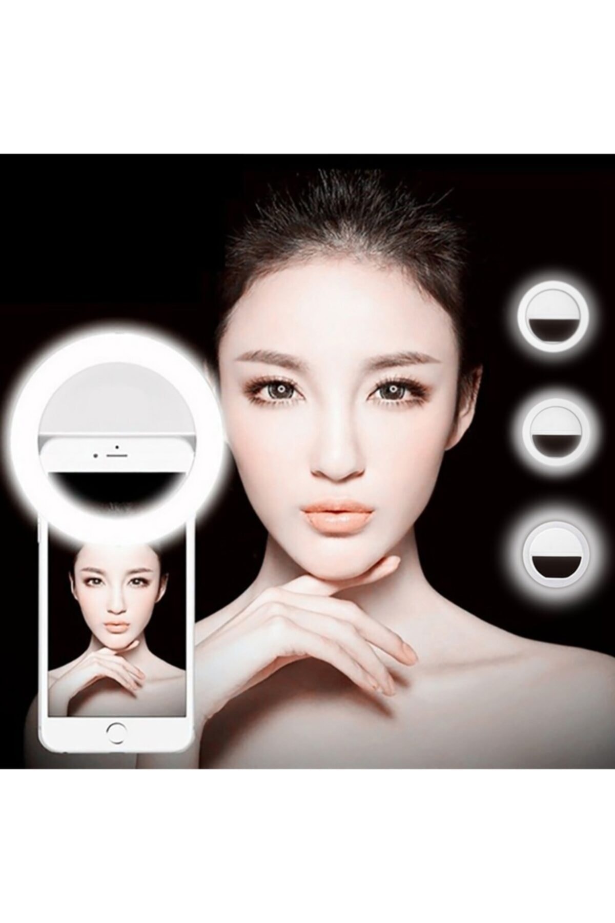 Şarjlı 3 Kademeli 36 Led Işıklı Telefon - Tablet Selfie Işığı Ring Light Led Flash