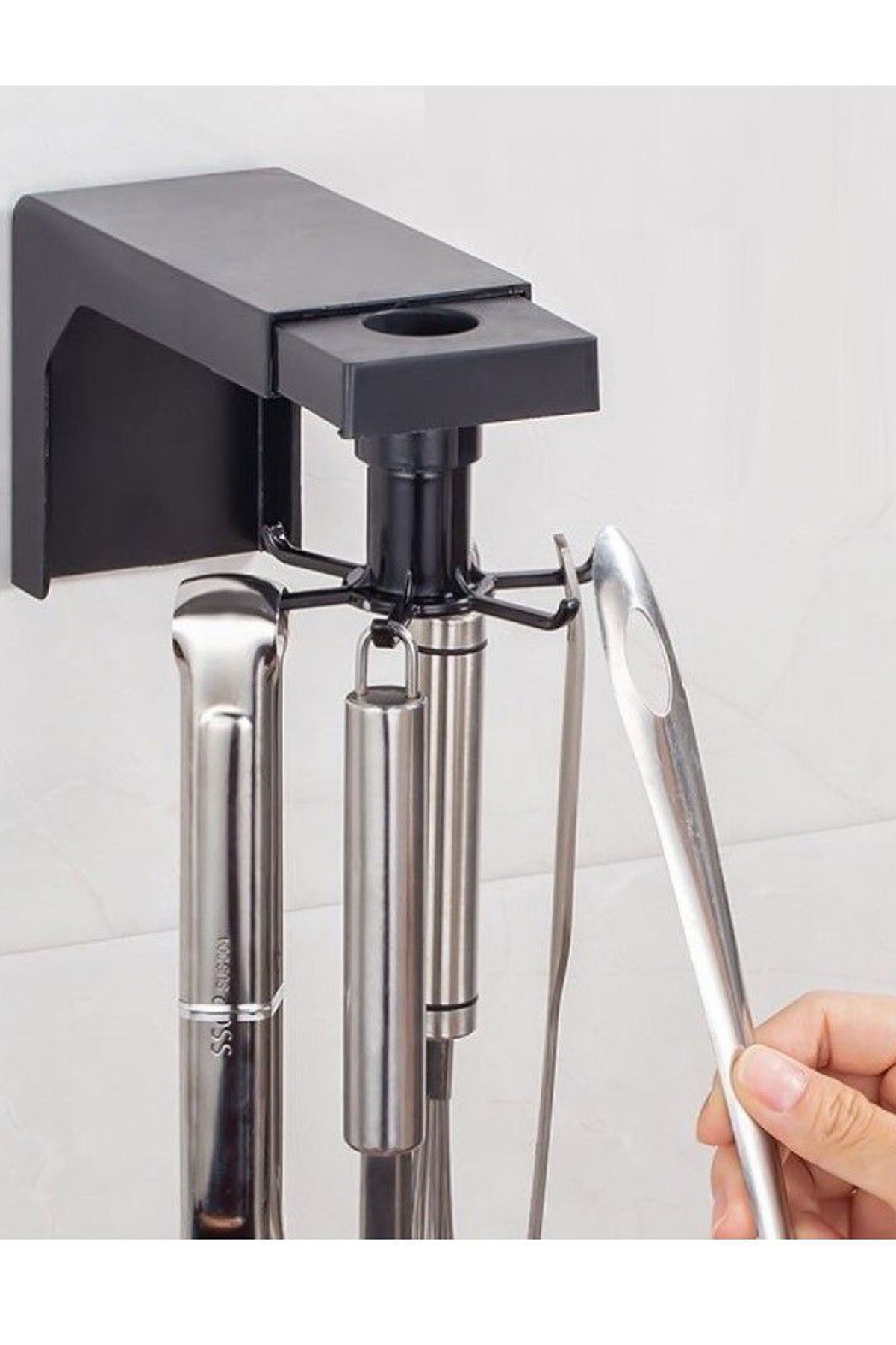 Mutfak Banyo Askısı Kancalı 360 Hareketli Pratik Havlu Araç Gereç