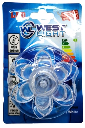 West Lıght Fs-002 Güllü Ledli Gece Lambası*240 - 10-0609 - 2345