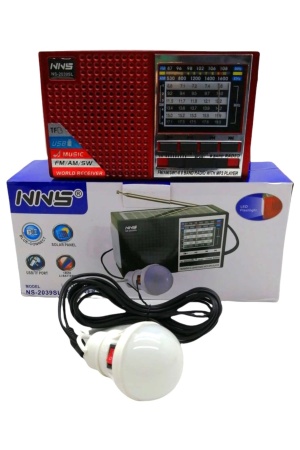 Platoon Pl-4416 Nns Ns-2039Sl Sd/Usb/Fm Fenerli Ampul Lü Solar Şarjlı Bluetooth Speaker*40 - 11-1012 - 2345