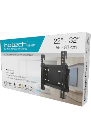 Botech Bs-2232 Sabit Tv Askı Aparatı 55X82Cm*30 - 13-1263 - 2345