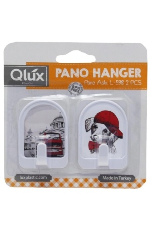 Qlux L-598 2Pcs Style Pano Yapışkan Askı*50 - 17-0503 - 2345