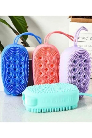 Scrub Mitt İçi Süngerli Kese Köpüren Silikon Banyo Kesesi