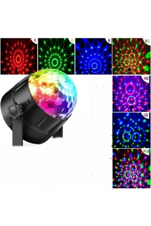 Kumandalı Parti Işığı Sese Duyarlı Led Küre Renkli Işıklı Lazer Disko Topu