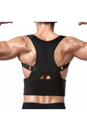 Manyetik Spor Dik Duruş Korsesi Bel Omuz Sırt Kemeri Aparatlı Belden Bağlamalı