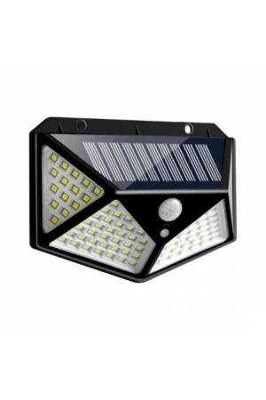 Güneş Enerjili Lamba Led Sokak Dış Ortam Solar Bahçe Aydınlatması Su Geçirmez Sensörlü (100 Led)