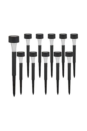 Güneş Enerjili Bahçe Lambası Plastik Saplama 10lu Set