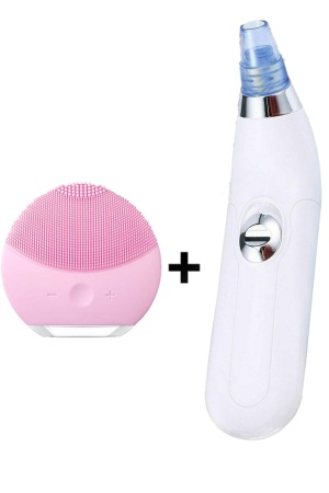 2li Yüz ve Cilt Temizleme Seti Dermasuction Vakumlu Yüz Temizleme + Forever Cilt Temizleme Cihazı