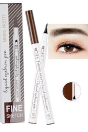 Fine Sketch Kaş Kalemi Şekillendirme Boyama Rimeli Kalıcı Microblading (Kestane)