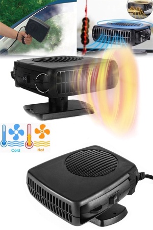 Oto Isıtıcı-soğutucu Fan Cam Buğu Çözücü Fan Çakmaklık Girişli 12 V