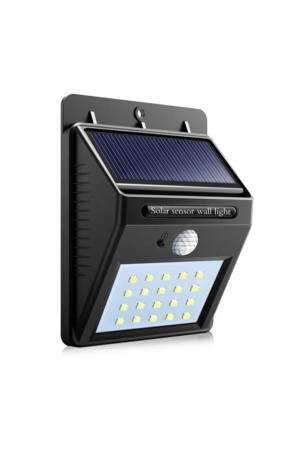 20 Ledli Güneş Enerjili Solar Hareket Sensörlü Bahçe Lambası