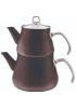Lakos Bakalit Kulp Siyah Granit Çaydanlık Set*6 - 22-1117 - 2345