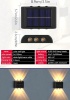 Güneş Enerjili Aplik Bahçe Lambası Solar Aydınlatma 2Li Set 6 Ledli