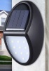 Solar Su Geçirmez Oval Duvara Monteli Özel Tasarımı Bahçe Lambası 1420
