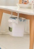 Mini Masa Çöp Kovası Plastik Tezgah Altı Geri Çekilebilir Yapışkanlı Görünmez Bölme Pratik