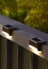 4 lü Solar Köşebent Led Bahçe Lambası Güneş Enerjili Şarj Edilen Merdiven Veranda Bahçe Yolu 1430
