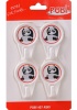 Mobee Pobi-407 Vantuzlu 4 Adet Panda Motifli Mutfak Askısı Dekoratif Şirin Askılık