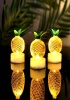 Mini Ananas Gece Lambası 3Lü Şirin Led Işık Seti