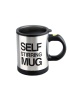 Kendi Kendini Karıştıran Mikser Kupa Termos Bardak; Self Stirring Mug - Siyah