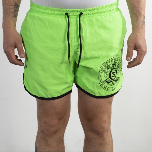 Five Pocket Deniz Şortu - Neon Yeşil