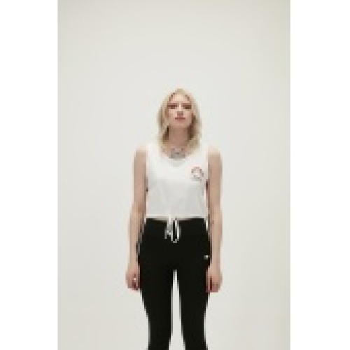 Bad Bear Posıtıve Tank T-shirt - Beyaz