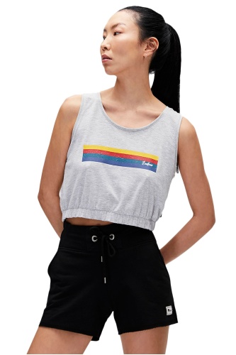 Bad Bear Kadın Raınbow Tank-Top Crop -Grimelanj