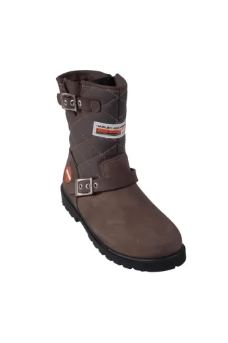 Harley Davidson Kız Çocuk Bot- Koyu Kahve