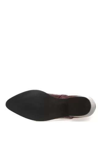 Vero Moda Topuklu Bot - Bordo