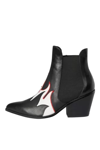Vero Moda Vmjess Topuklu Kadın Bot - Siyah/Beyaz