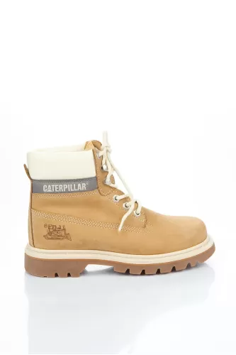 Caterpillar Cat Colorado Hakiki Deri Kadın Bot- Sarı