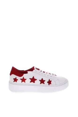 Outpost Kadın Sneaker - Kırmızı/Beyaz