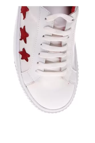 Outpost Kadın Sneaker - Kırmızı/Beyaz