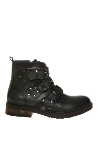 Black Pepper Estelle Kadın Bot - Haki