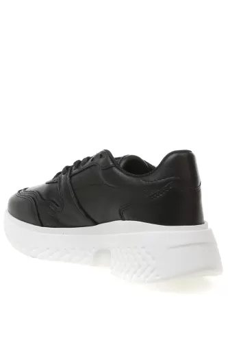 Fabrika Kadın Deri Sneaker- Siyah