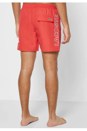 Lacoste Erkek Şort Mayo - Kırmızı