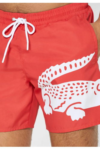 Lacoste Erkek Şort Mayo - Kırmızı