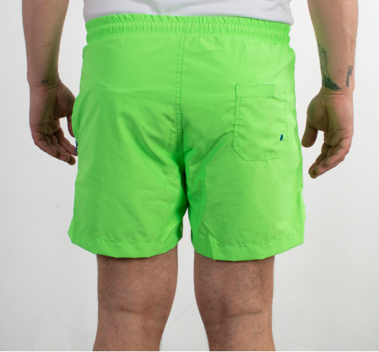 Five Pocket Deniz Şortu - Neon Yeşil