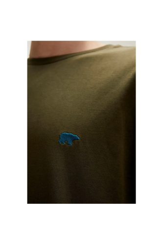 Bad Bear Break Haki Yeşil Oversize Basic Baskılı Tişört – Modern ve Rahat Bir Tarz