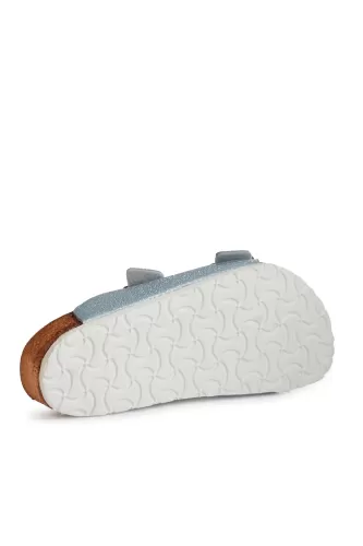 Slazenger Lens G Unisex Terlik - Mavi Sim