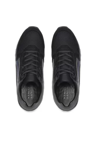Kemal Tanca Erkek Derı Sneaker-Siyah