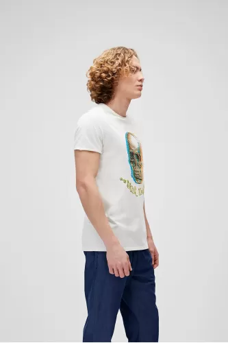 Bad Bear Erkek Skull Blow Tee T-shirt - Beyaz
