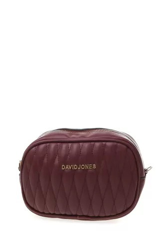 David Jones Kapitone Kadın Bel Çantası - Bordo