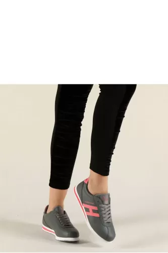 Hammer Jack Kadın Sneaker - Gri/Pembe