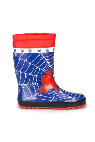 Spiderman Erkek Çocuk Çizme-Mavi