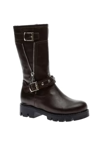 Pinkstep Bamby Kız Çocuk Çizme - Kahve