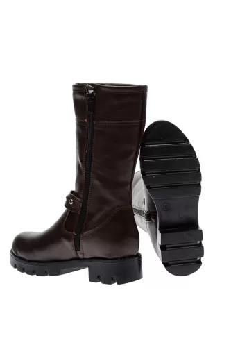 Pinkstep Bamby Kız Çocuk Çizme - Kahve